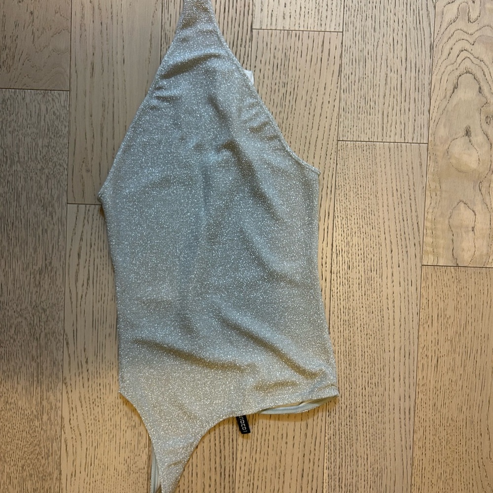Silver Glitter Women's Top